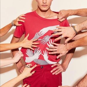 Monogram Hands Shirt M *featured on Man Repeller*